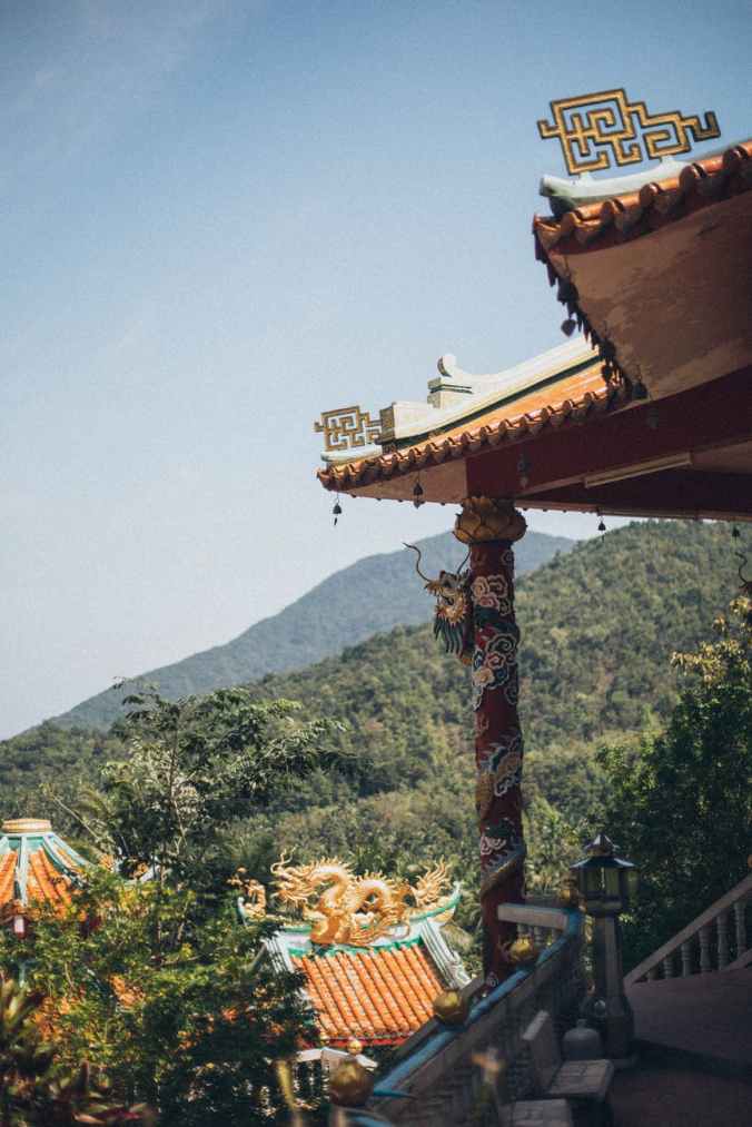 yellow and green temple